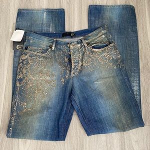 Just Cavalli 3D Bronze Men's Jeans NWT